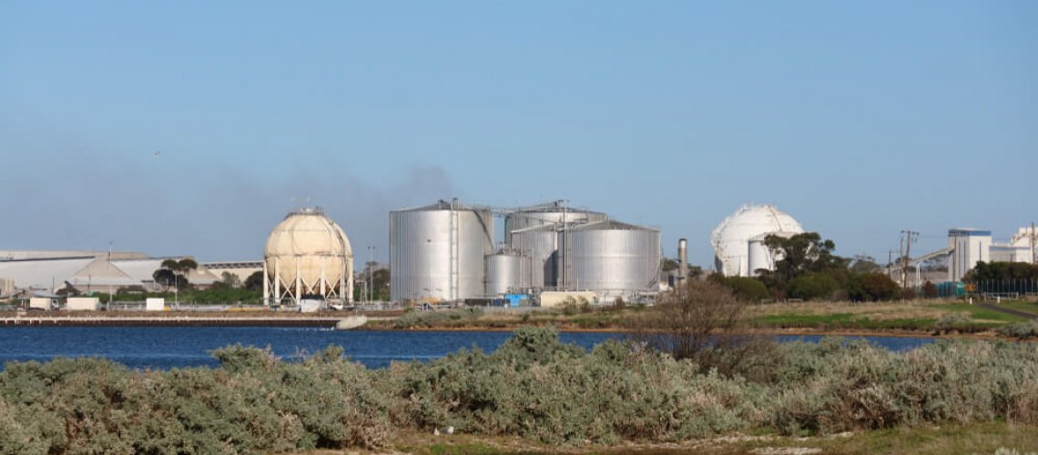 Fuel,Storage,Tanks,Oil,Refinery,,Geelong,Victoria,Australia,June,11